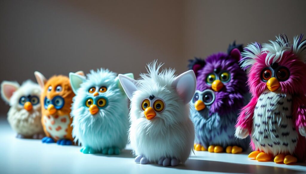 Furby generations comparison