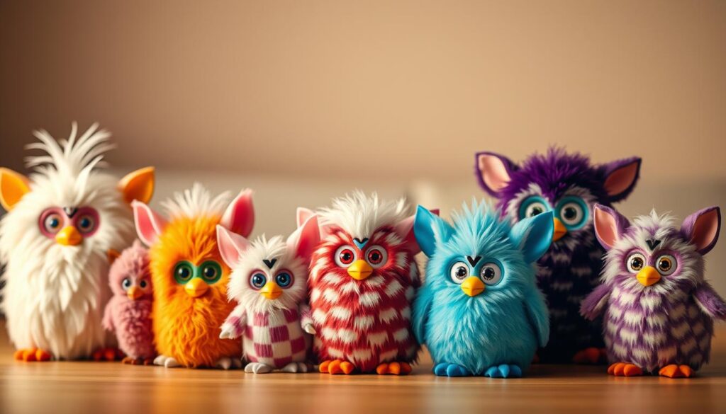 Furby generations comparison