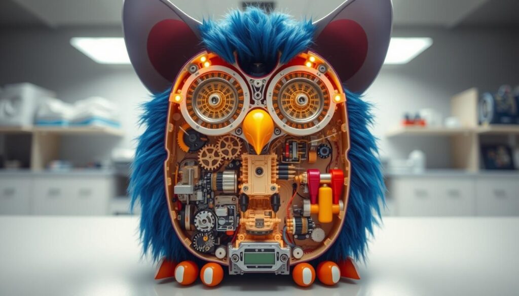 Furby internal mechanics