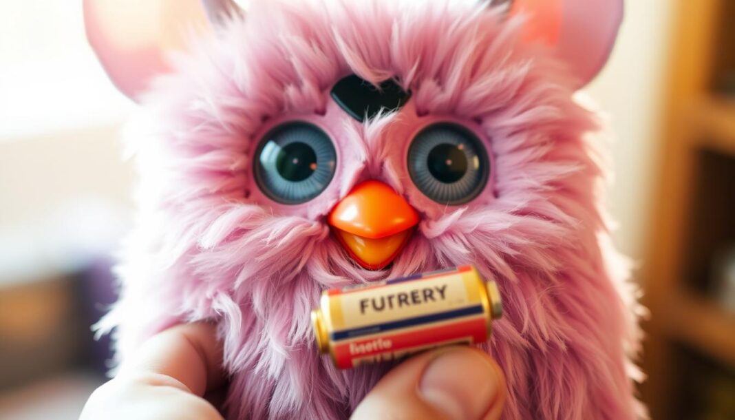 how to turn furby on