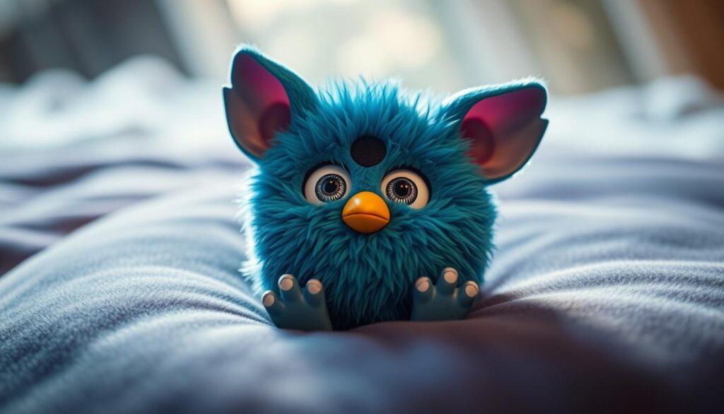 rare blue Furby collectible