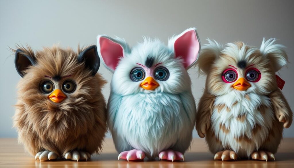 rare furby generations comparison