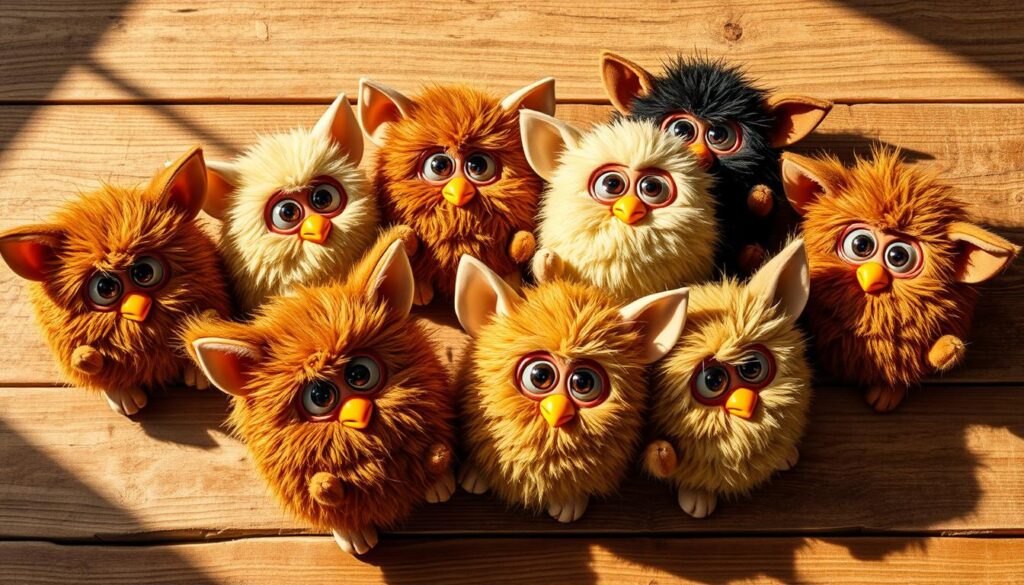 vintage Furby toys