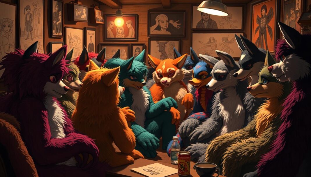 who invented furries